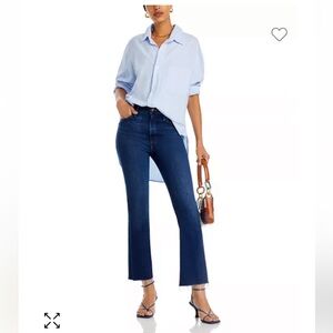 Mother Hustler Ankle Crop Jeans 30